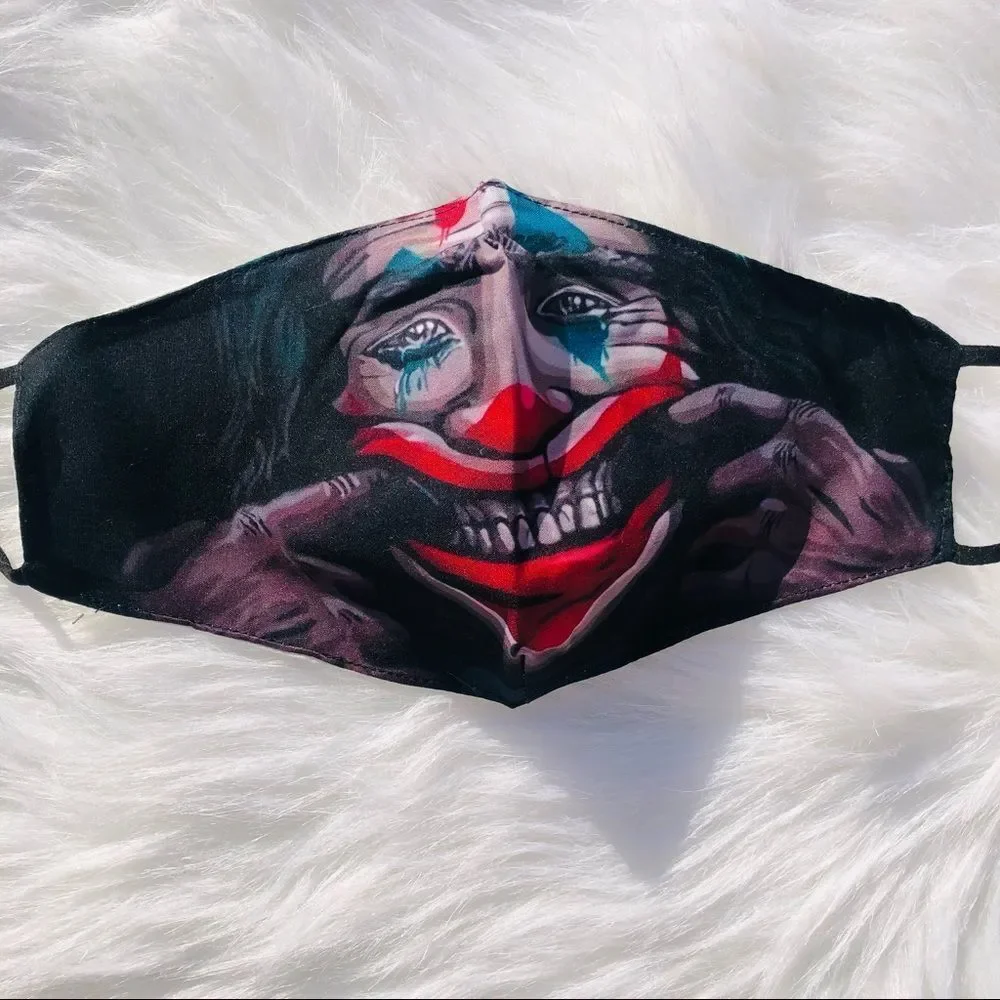 Brand New Halloween Face Mask For ADULTS Scary  Fashion‎ Washable Face Cover
